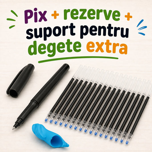 Set Pix + Rezerve Cerneala + Suport pentru degete EXTRA